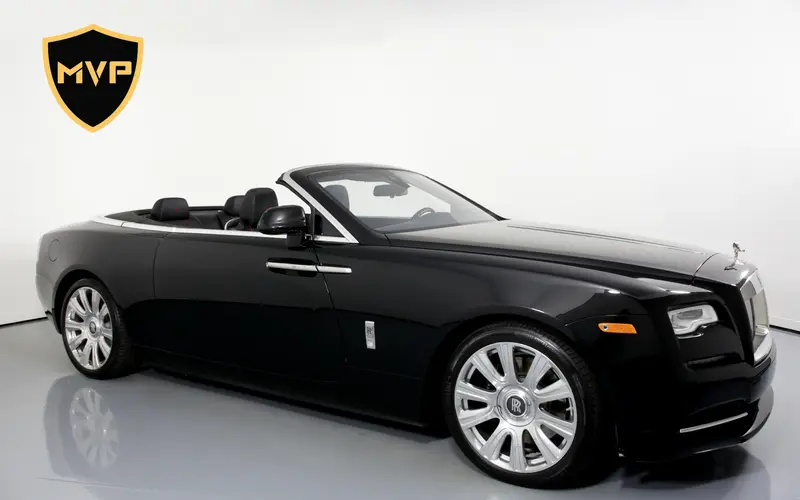 2021 Rolls-Royce Dawn, black exterior, for rent in Miami