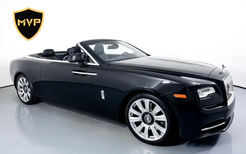 2021 Rolls-Royce Dawn, black exterior, for rent in Miami