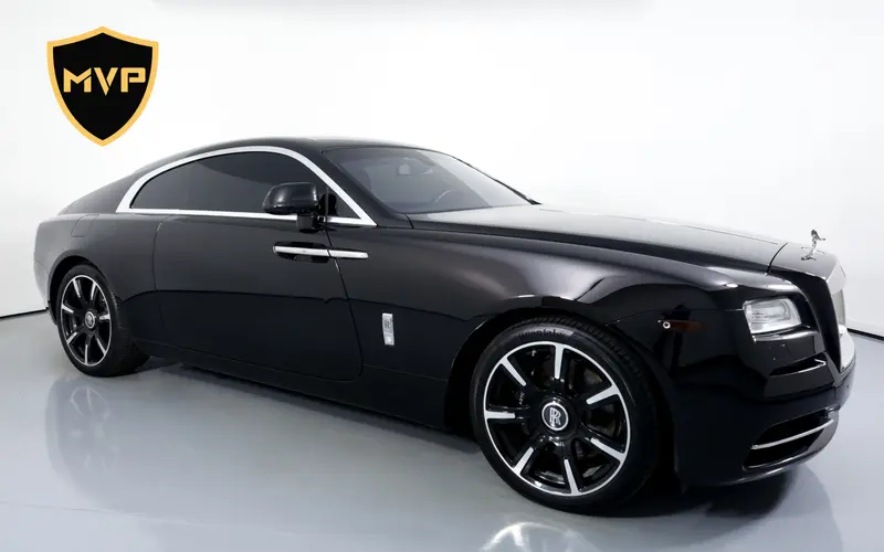 2022 Rolls-Royce Wraith, black exterior, for rent in Miami