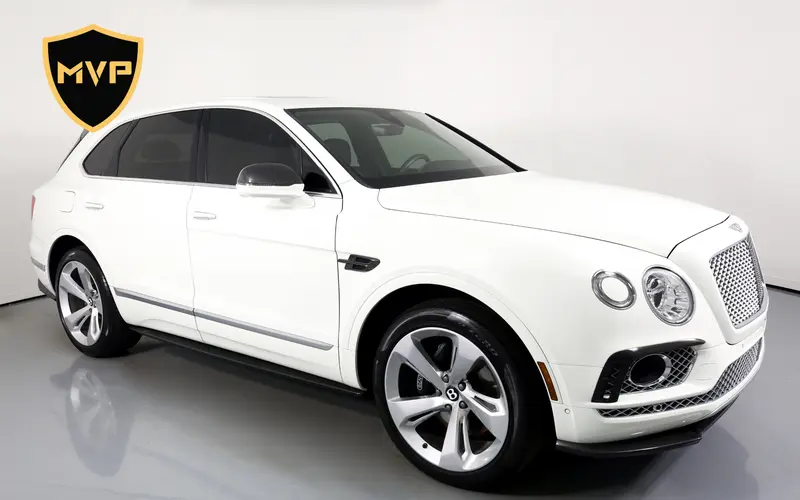 2023 Bentley Bentayga, white exterior, for rent in Miami