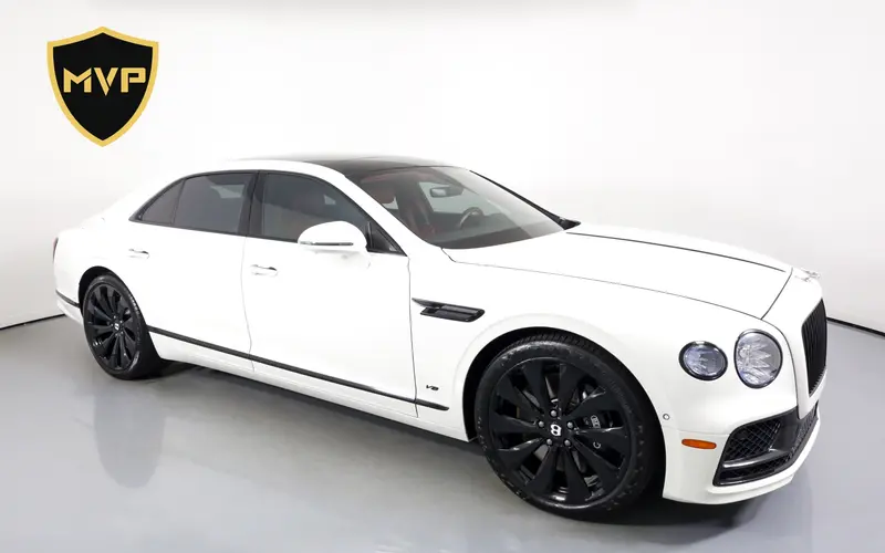 2023 Bentley Flying Spur, white exterior, for rent in Miami