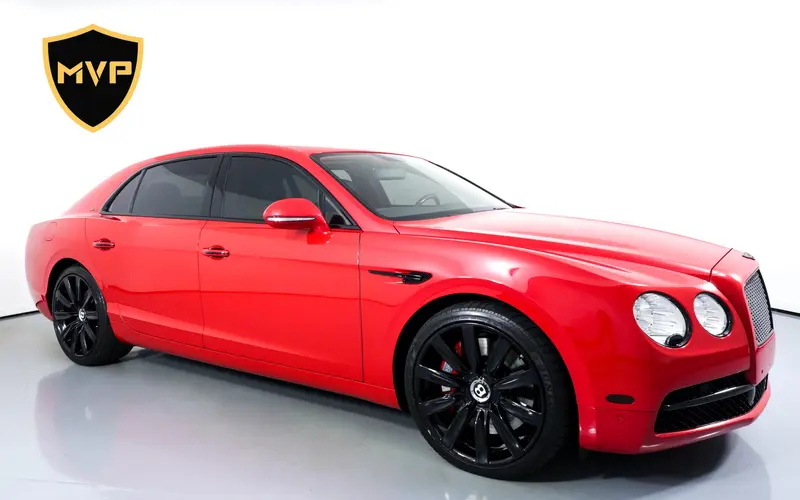 2023 Bentley Flying Spur, red exterior, for rent in Miami