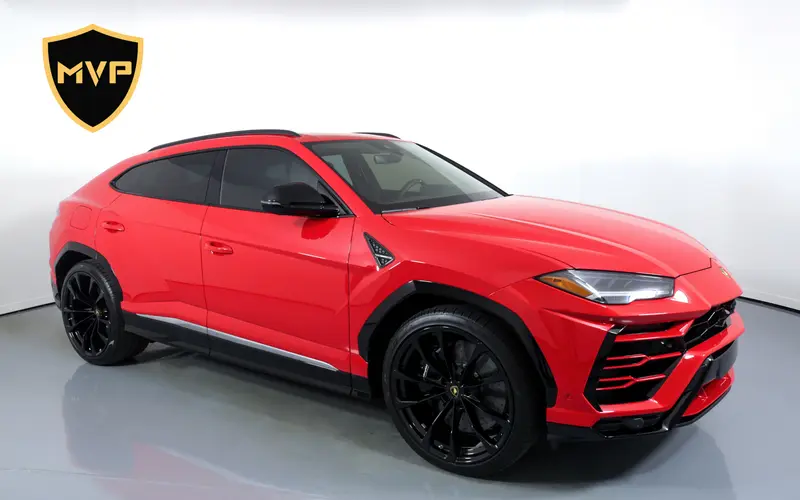 2024 Lamborghini Urus S, red exterior, for rent in Miami